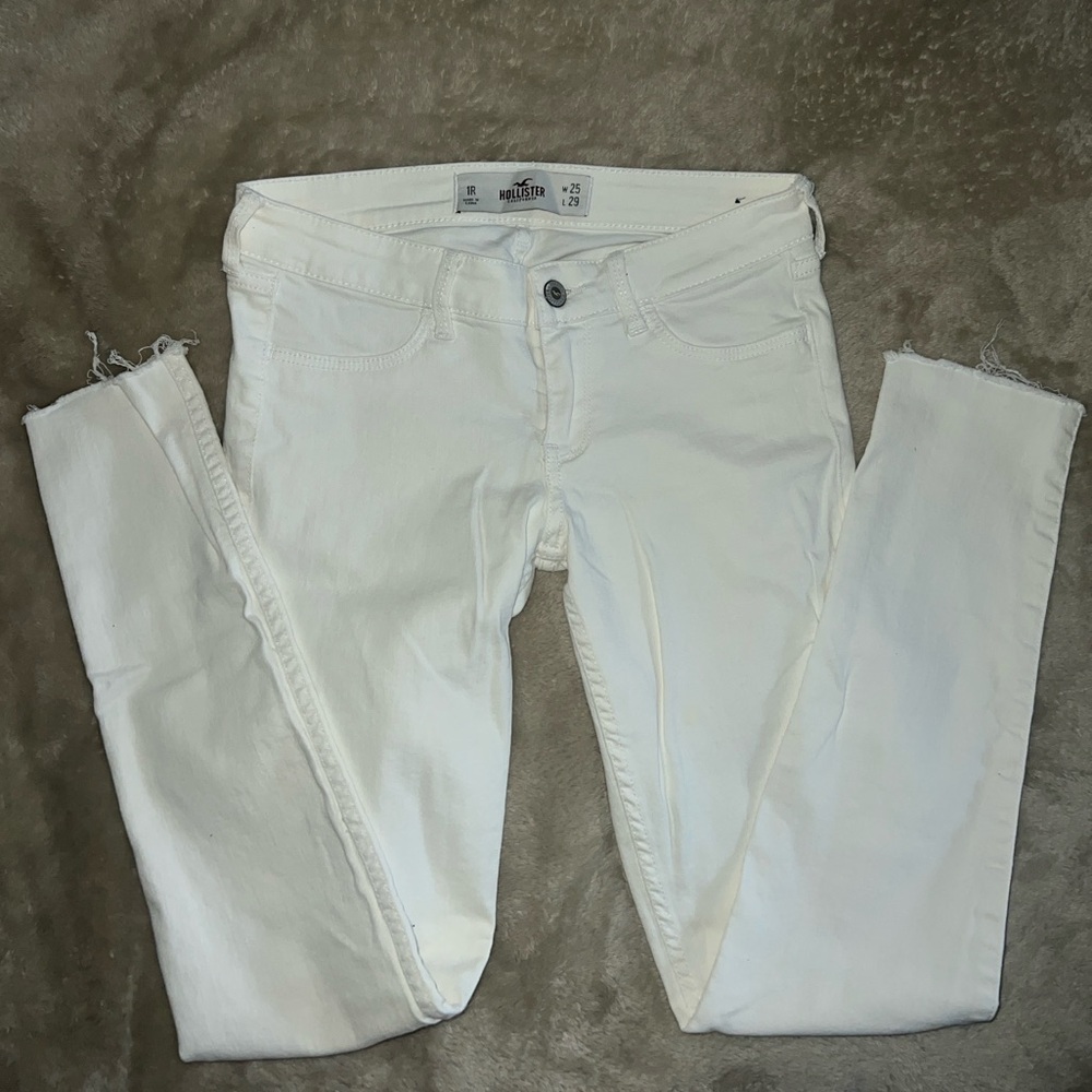 Hollister Women's White Jeans